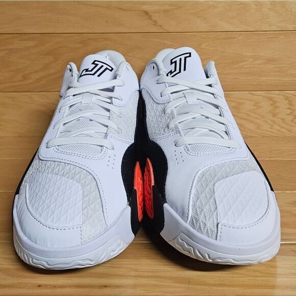 Jordan Tatum 2 White Black Bright Crimson Red Basketball Shoe FJ6457-106 Nike - Picture 4 of 11